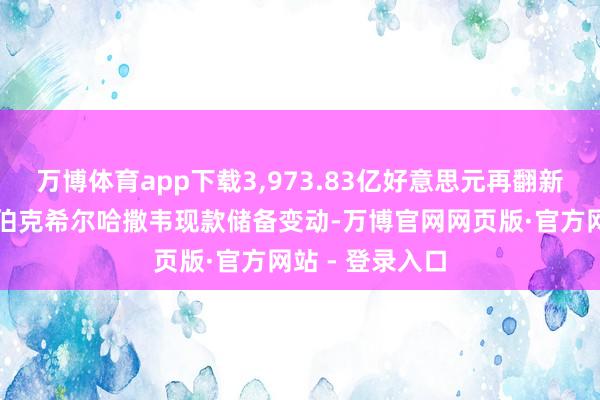 万博体育app下载3,973.83亿好意思元再翻新高！一图速览伯克希尔哈撒韦现款储备变动-万博官网网页版·官方网站 - 登录入口